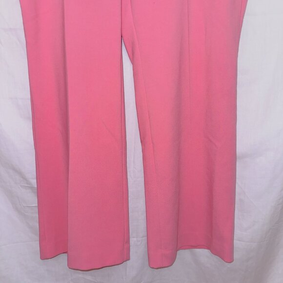 Eloquii Pink Women's Wide-Leg Trousers - Picture 4 of 6